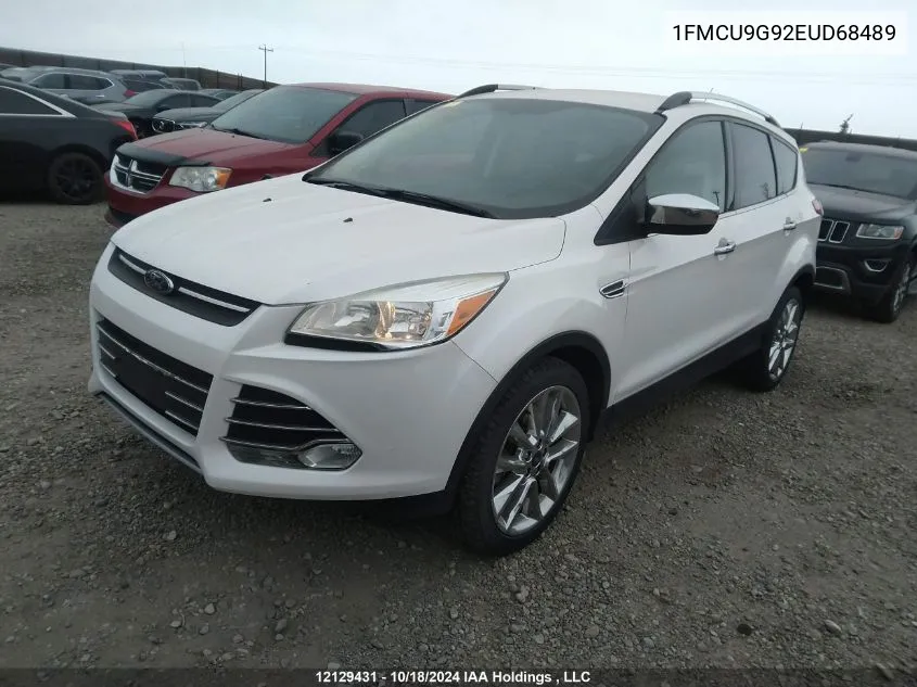 2014 Ford Escape Se VIN: 1FMCU9G92EUD68489 Lot: 12129431