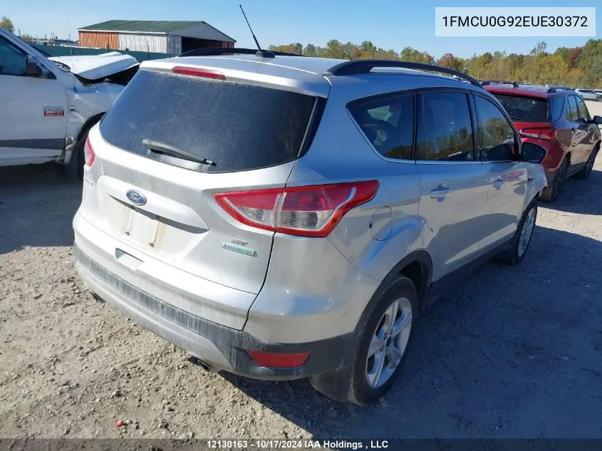 2014 Ford Escape Se VIN: 1FMCU0G92EUE30372 Lot: 12130163