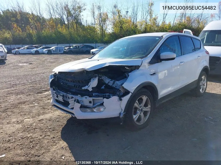 2014 Ford Escape Se VIN: 1FMCU0G95EUC54482 Lot: 12130368