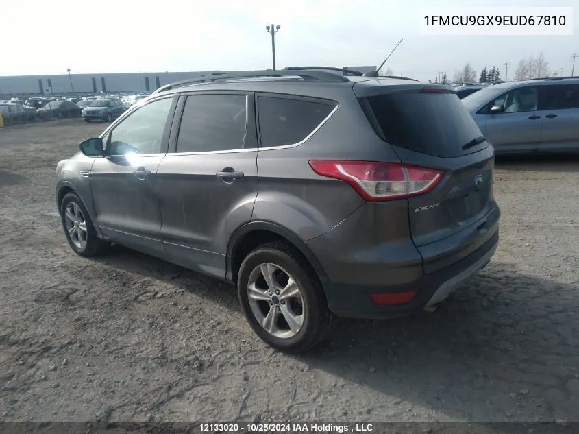 2014 Ford Escape Se VIN: 1FMCU9GX9EUD67810 Lot: 12133020