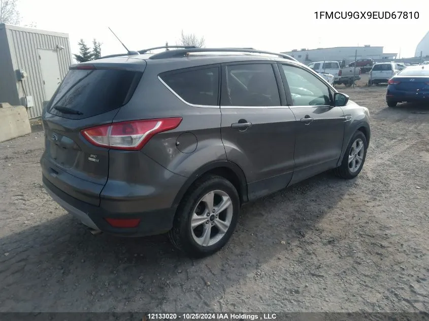 2014 Ford Escape Se VIN: 1FMCU9GX9EUD67810 Lot: 12133020