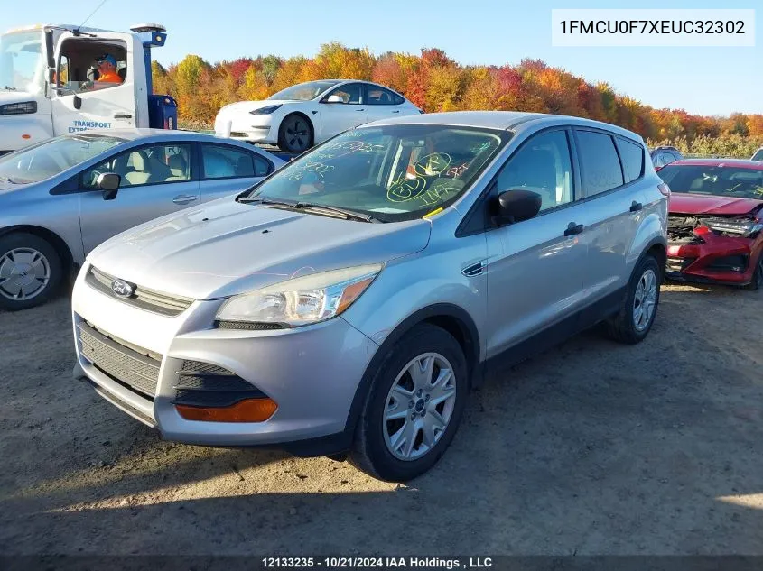 2014 Ford Escape VIN: 1FMCU0F7XEUC32302 Lot: 12133235