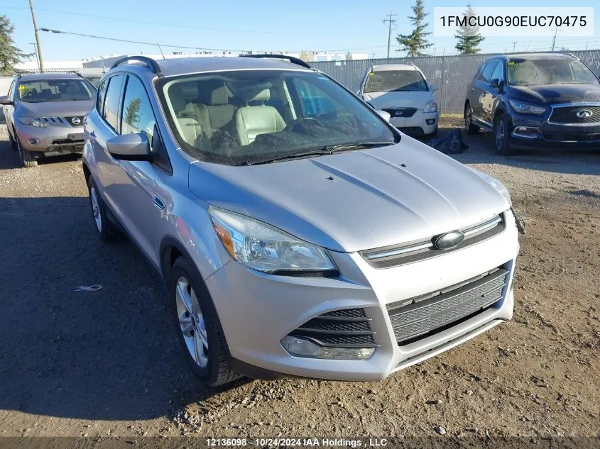 2014 Ford Escape Se VIN: 1FMCU0G90EUC70475 Lot: 12136098