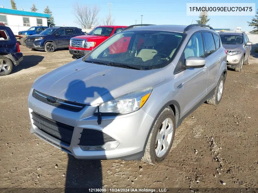 2014 Ford Escape Se VIN: 1FMCU0G90EUC70475 Lot: 12136098