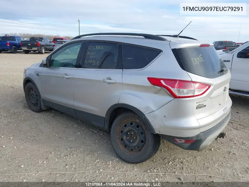 2014 Ford Escape Se VIN: 1FMCU9G97EUC79291 Lot: 12137063