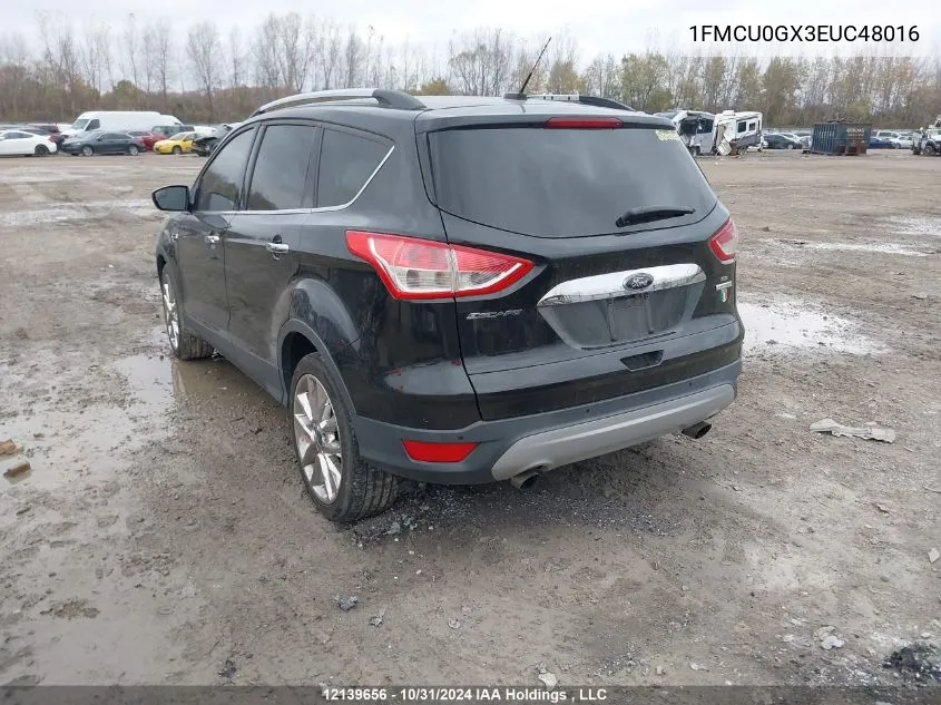 2014 Ford Escape Se VIN: 1FMCU0GX3EUC48016 Lot: 12139656