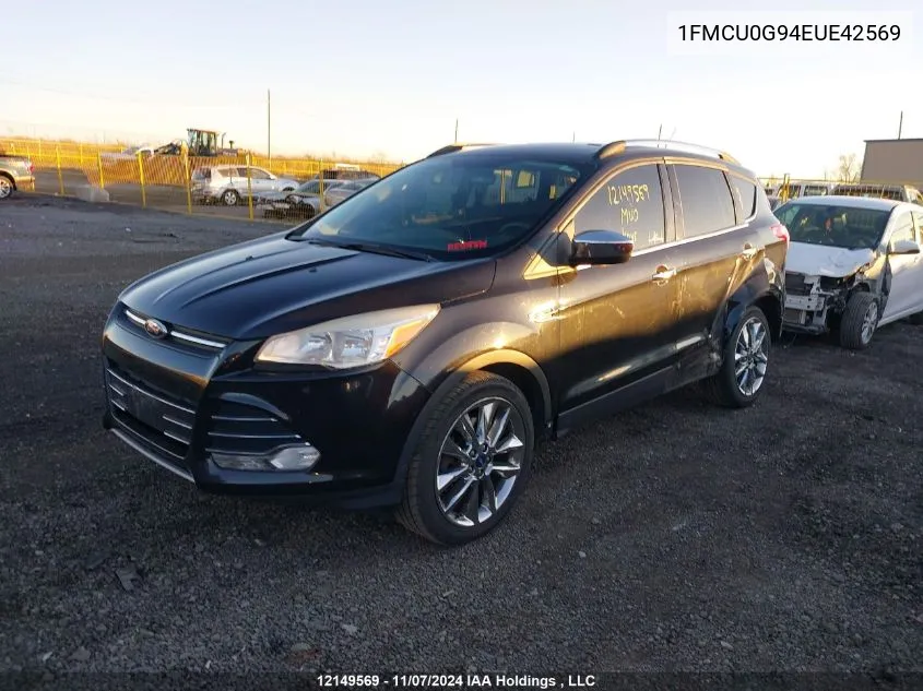 2014 Ford Escape Se VIN: 1FMCU0G94EUE42569 Lot: 12149569