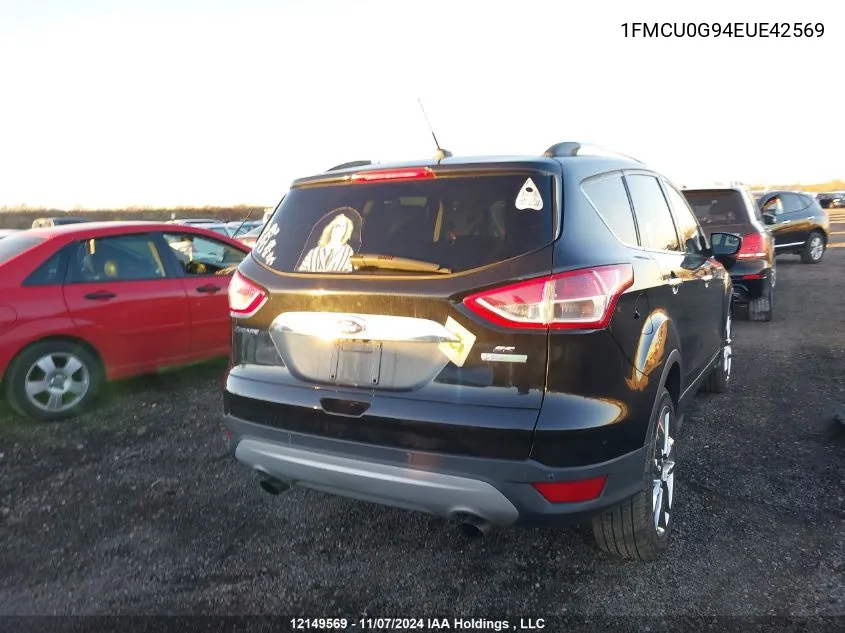 2014 Ford Escape Se VIN: 1FMCU0G94EUE42569 Lot: 12149569