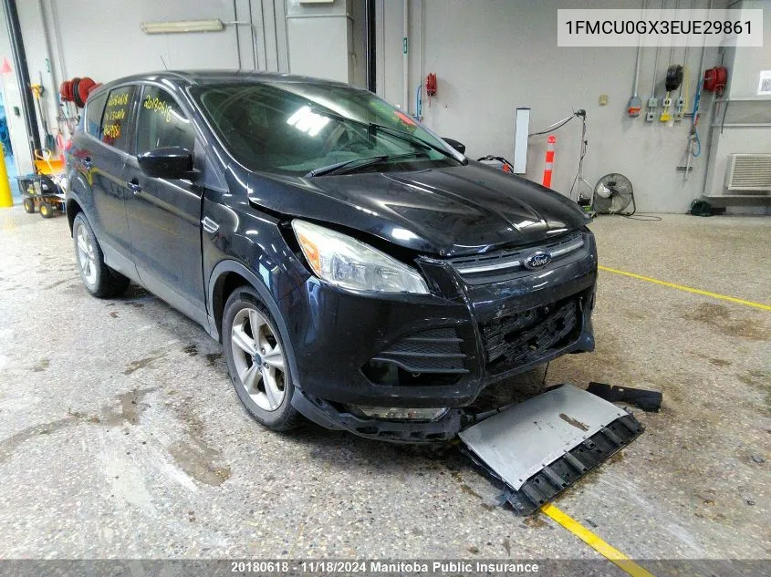 2014 Ford Escape Se VIN: 1FMCU0GX3EUE29861 Lot: 20180618