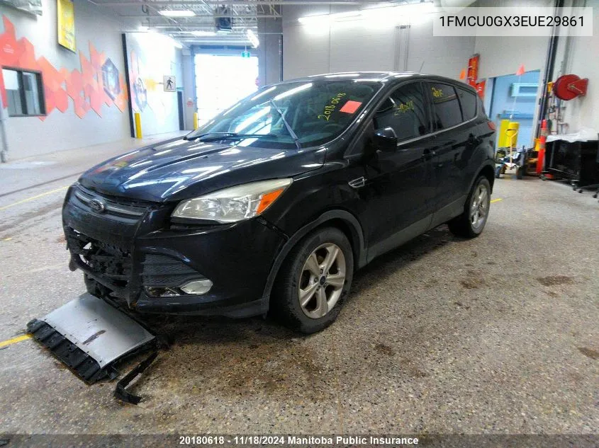 2014 Ford Escape Se VIN: 1FMCU0GX3EUE29861 Lot: 20180618