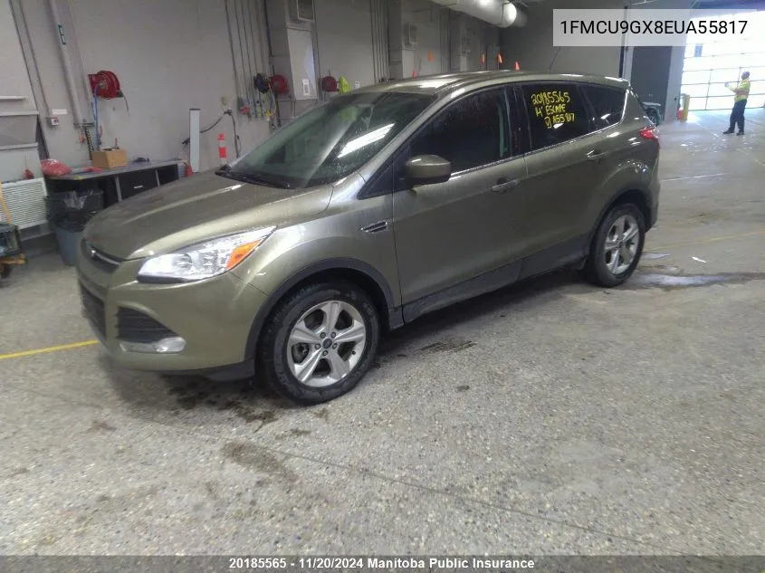 1FMCU9GX8EUA55817 2014 Ford Escape Se