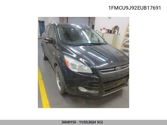 2014 Ford Escape Titanium VIN: 1FMCU9J92EUB17691 Lot: 30049150