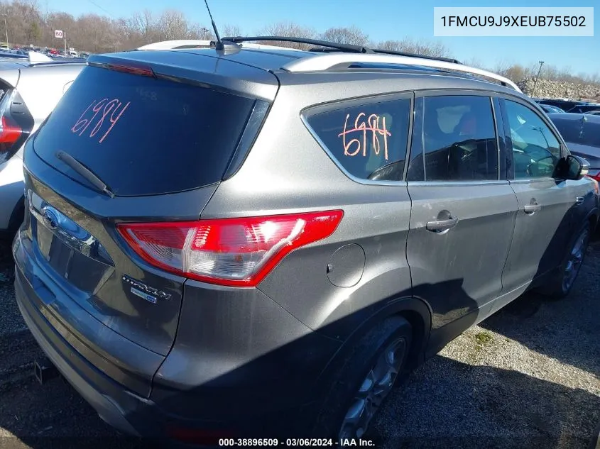 2014 Ford Escape Titanium VIN: 1FMCU9J9XEUB75502 Lot: 38896509