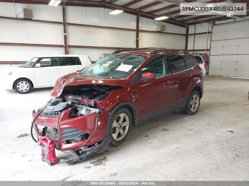 2014 Ford Escape Se VIN: 1FMCU0GX4EUB43744 Lot: 39325483