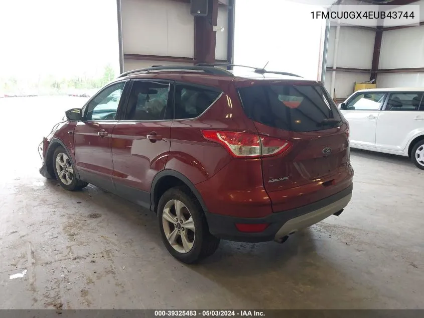 2014 Ford Escape Se VIN: 1FMCU0GX4EUB43744 Lot: 39325483