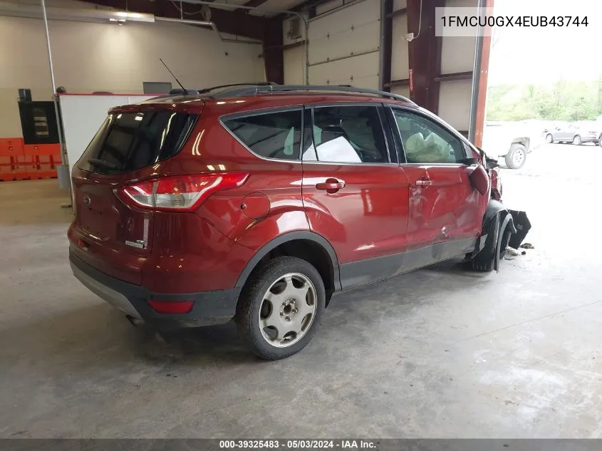 2014 Ford Escape Se VIN: 1FMCU0GX4EUB43744 Lot: 39325483