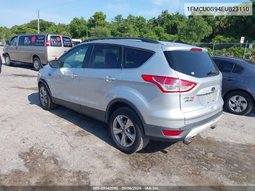 2014 Ford Escape Se VIN: 1FMCU0G94EUB23110 Lot: 39342090