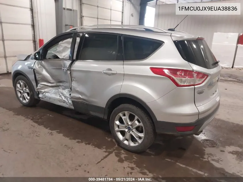 2014 Ford Escape Titanium VIN: 1FMCU0JX9EUA38836 Lot: 39481784