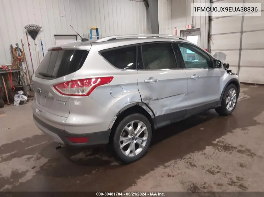 2014 Ford Escape Titanium VIN: 1FMCU0JX9EUA38836 Lot: 39481784