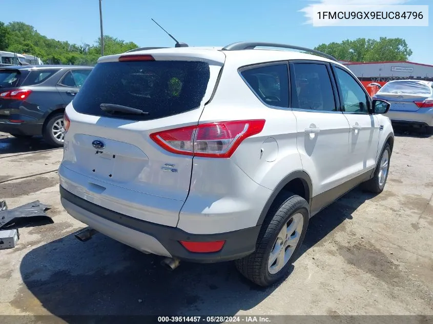 2014 Ford Escape Se VIN: 1FMCU9GX9EUC84796 Lot: 39514457