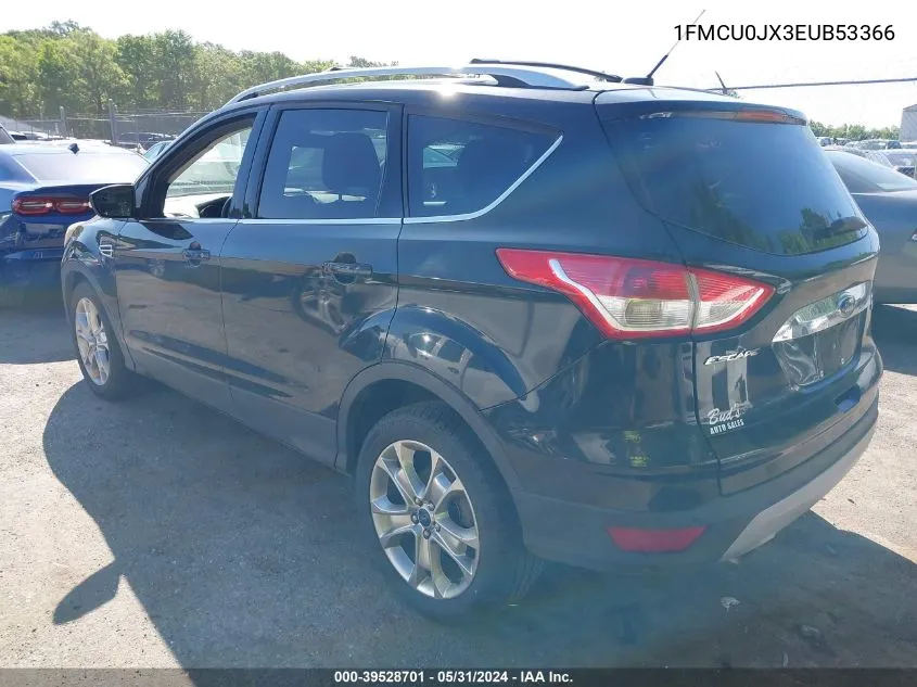 2014 Ford Escape Titanium VIN: 1FMCU0JX3EUB53366 Lot: 39528701