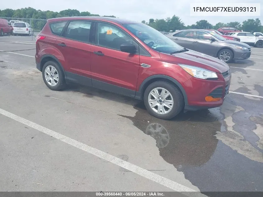 2014 Ford Escape S VIN: 1FMCU0F7XEUD93121 Lot: 39560440