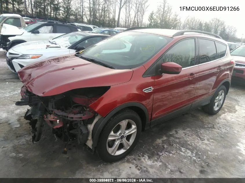 2014 Ford Escape Se VIN: 1FMCU0GX6EUD91266 Lot: 39594971