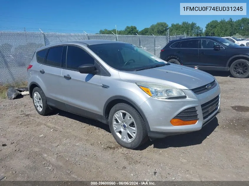 2014 Ford Escape S VIN: 1FMCU0F74EUD31245 Lot: 39600560