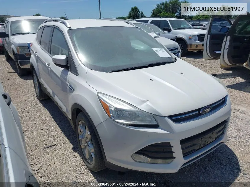 2014 Ford Escape Titanium VIN: 1FMCU0JX5EUE51997 Lot: 39649501