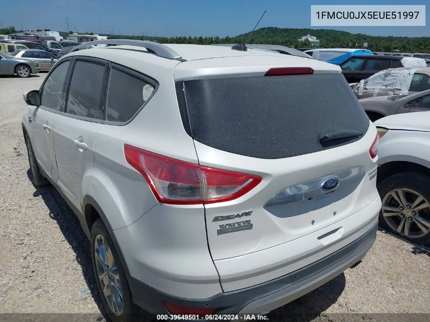 2014 Ford Escape Titanium VIN: 1FMCU0JX5EUE51997 Lot: 39649501