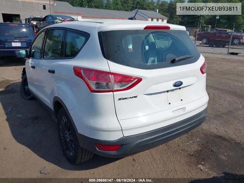 2014 Ford Escape S VIN: 1FMCU0F7XEUB93811 Lot: 39686147