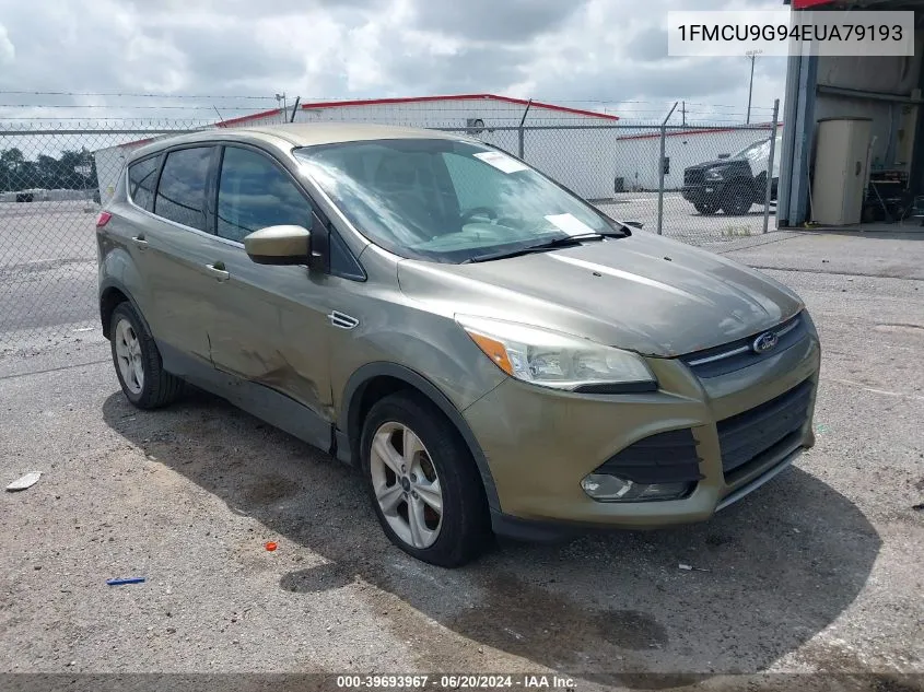 1FMCU9G94EUA79193 2014 Ford Escape Se