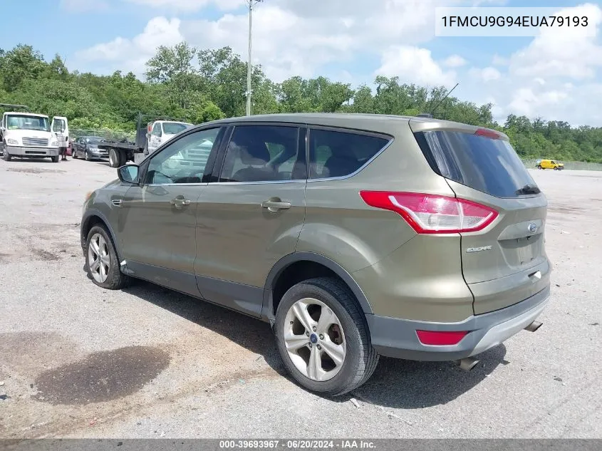 1FMCU9G94EUA79193 2014 Ford Escape Se