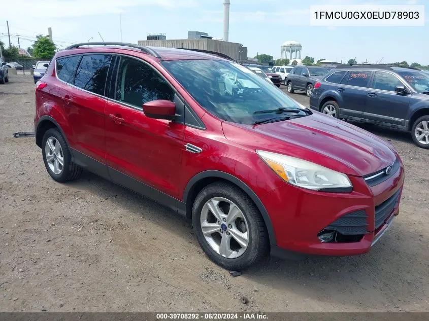 2014 Ford Escape Se VIN: 1FMCU0GX0EUD78903 Lot: 39708292