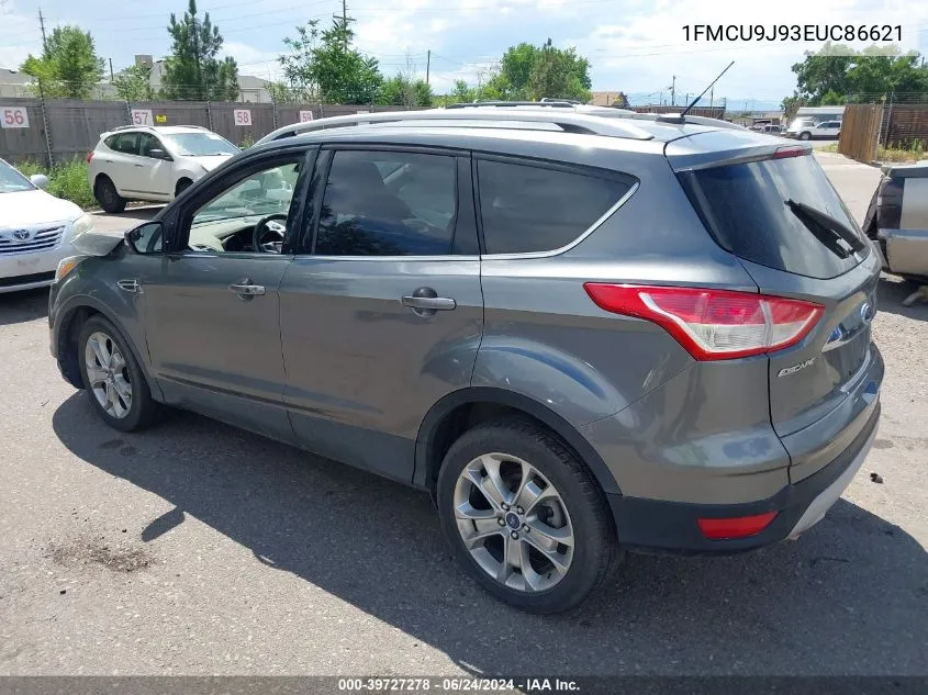 2014 Ford Escape Titanium VIN: 1FMCU9J93EUC86621 Lot: 39727278