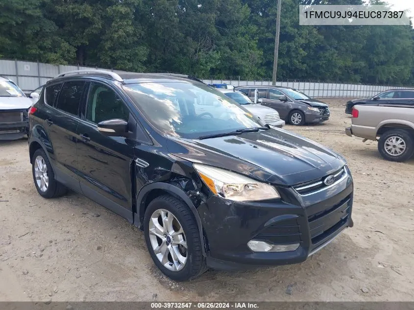 2014 Ford Escape Titanium VIN: 1FMCU9J94EUC87387 Lot: 39732547