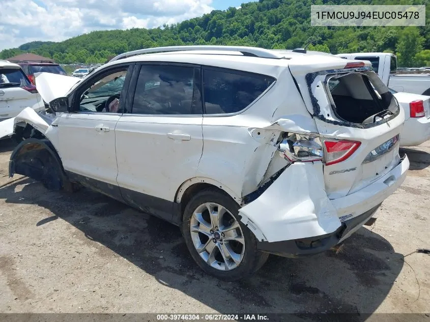 2014 Ford Escape Titanium VIN: 1FMCU9J94EUC05478 Lot: 39746304