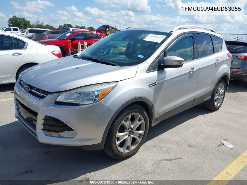 2014 Ford Escape Titanium VIN: 1FMCU0J94EUD63055 Lot: 39751830