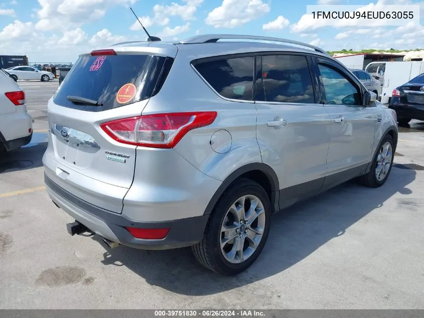 1FMCU0J94EUD63055 2014 Ford Escape Titanium