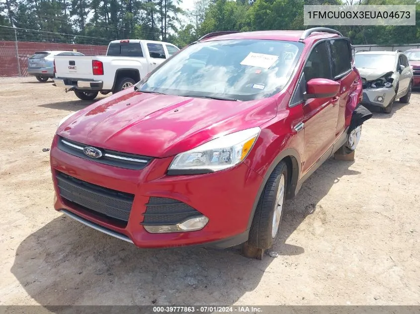 2014 Ford Escape Se VIN: 1FMCU0GX3EUA04673 Lot: 39777863