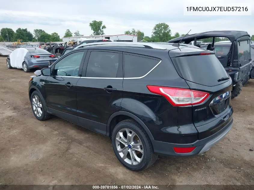 2014 Ford Escape Titanium VIN: 1FMCU0JX7EUD57216 Lot: 39781856