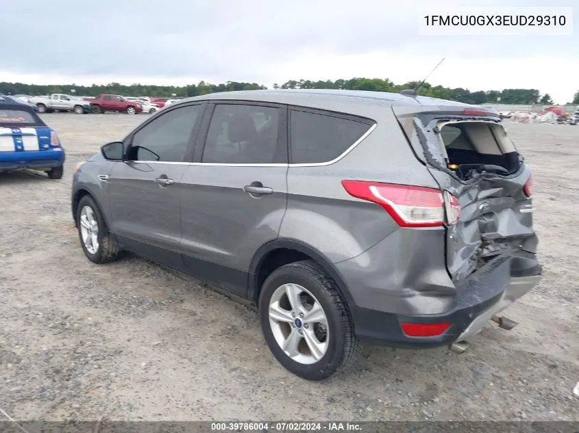 2014 Ford Escape Se VIN: 1FMCU0GX3EUD29310 Lot: 39786004