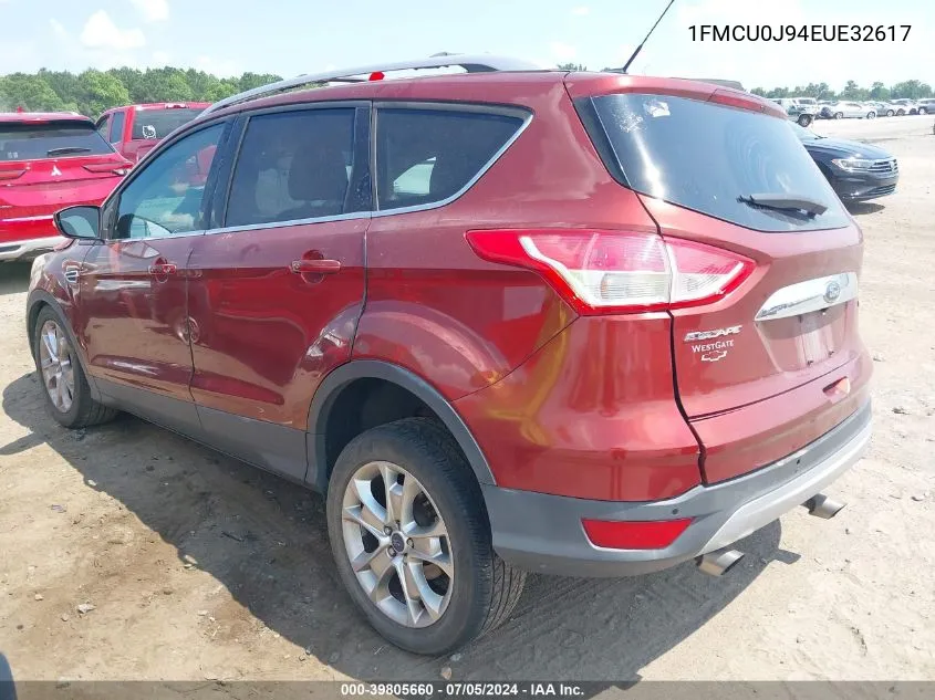 1FMCU0J94EUE32617 2014 Ford Escape Titanium