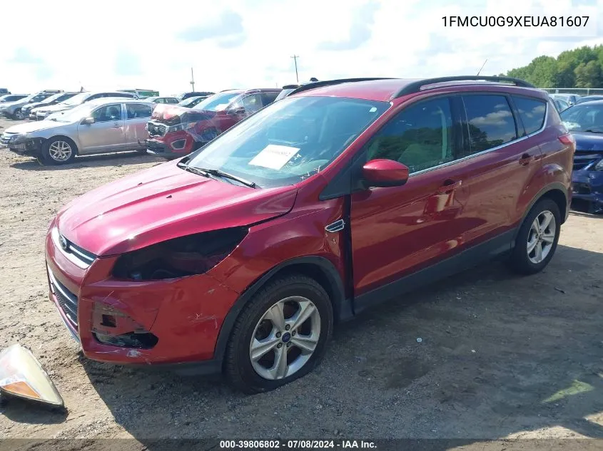 2014 Ford Escape Se VIN: 1FMCU0G9XEUA81607 Lot: 39806802