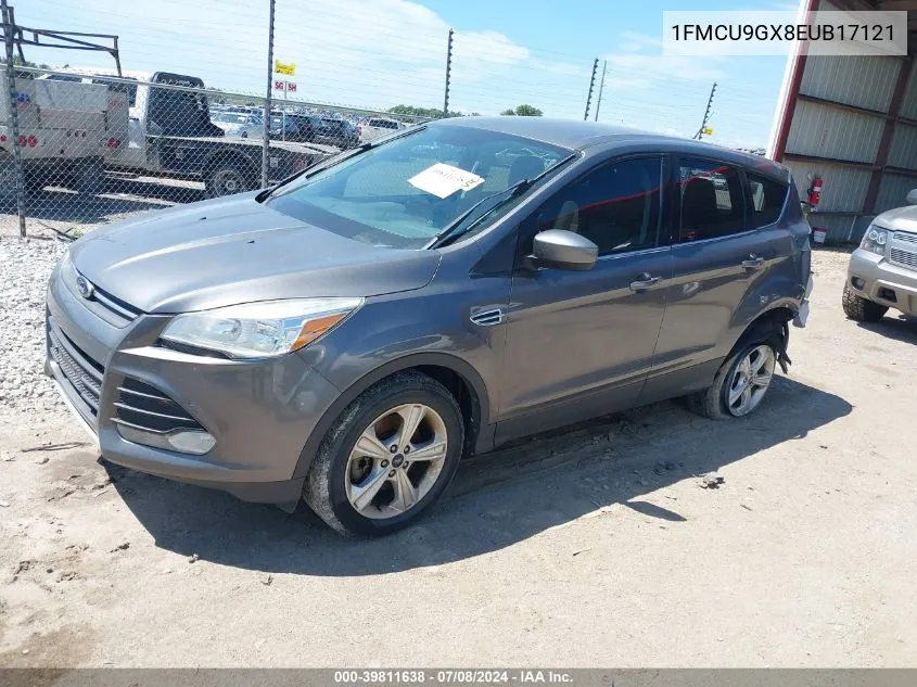 2014 Ford Escape Se VIN: 1FMCU9GX8EUB17121 Lot: 39811638