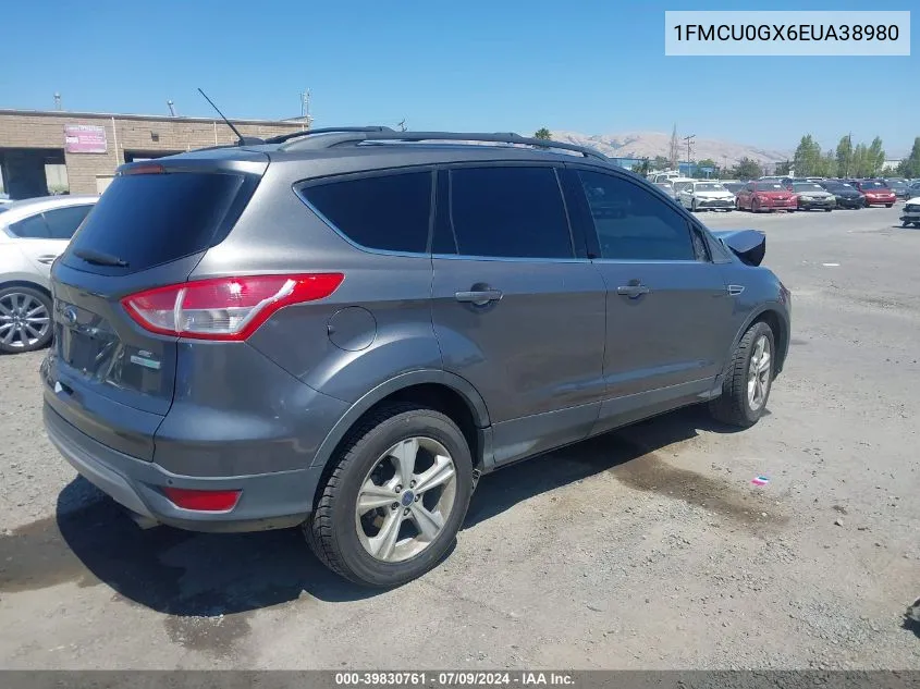 2014 Ford Escape Se VIN: 1FMCU0GX6EUA38980 Lot: 39830761