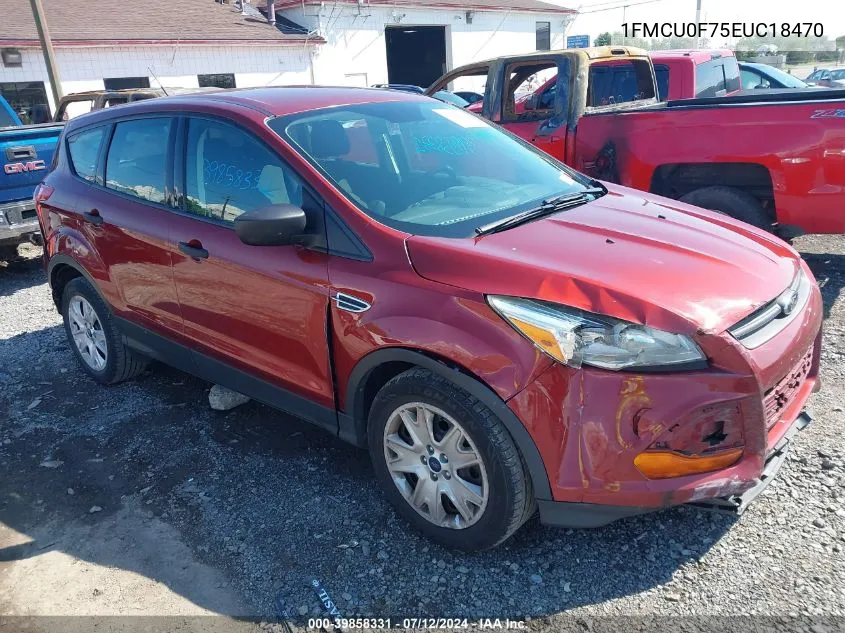 2014 Ford Escape S VIN: 1FMCU0F75EUC18470 Lot: 39858331