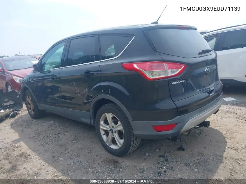 2014 Ford Escape Se VIN: 1FMCU0GX9EUD71139 Lot: 39868938