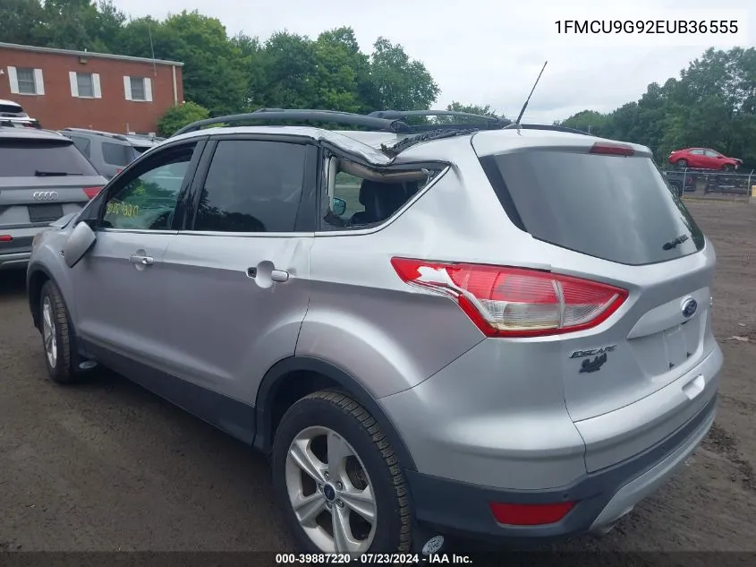 2014 Ford Escape Se VIN: 1FMCU9G92EUB36555 Lot: 39887220