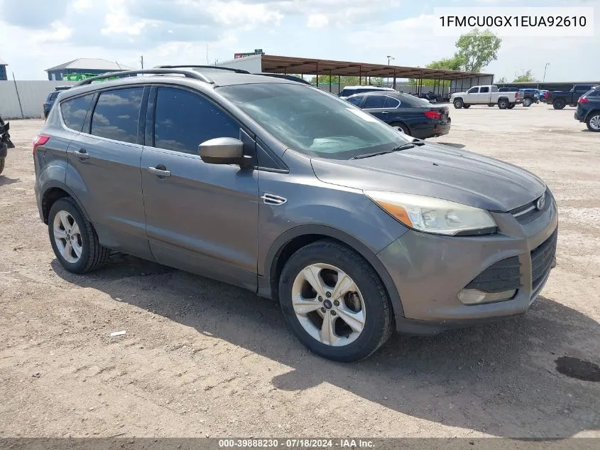 1FMCU0GX1EUA92610 2014 Ford Escape Se